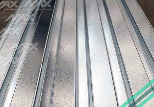 Lámina RD91.5 Galvanizada con una capa de zinc.